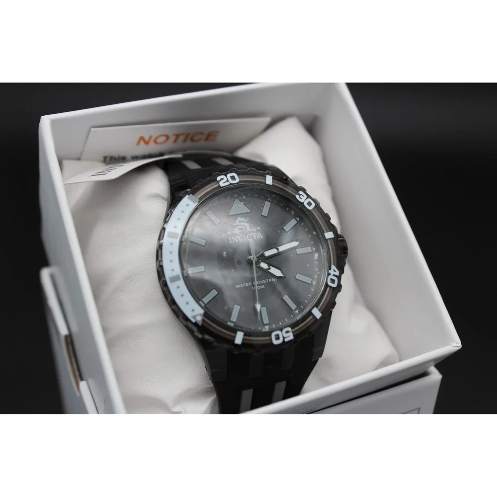 Invicta Subaqua Quartz‎ Watch 100M Water Resistant Silicone Strap 69447 69449